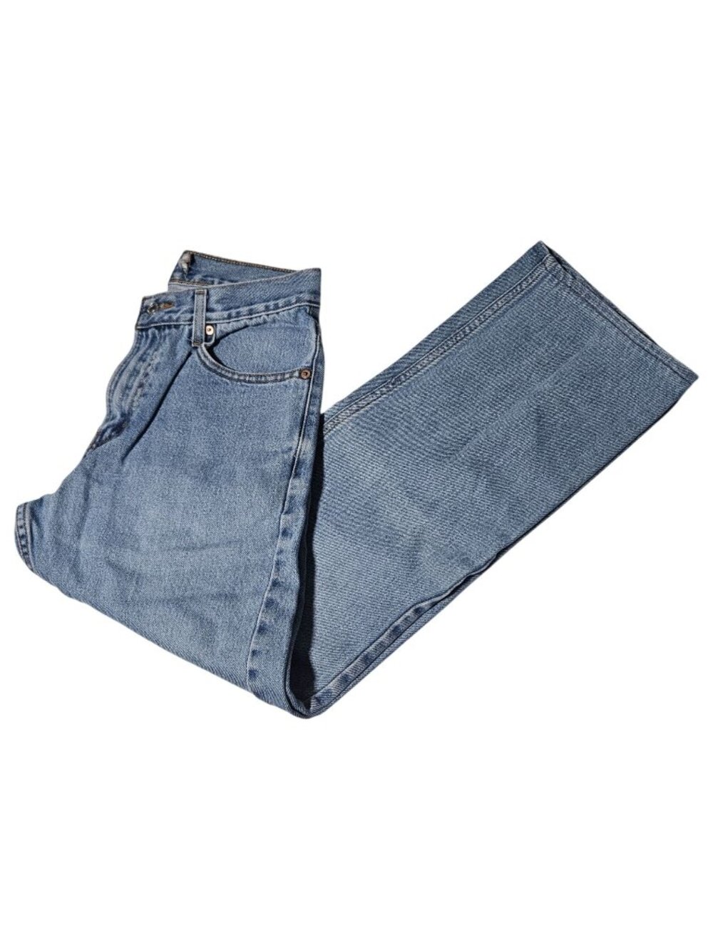 Levis 505 Regular Fit Jeans Mens Size 30 X 32 Straight Mid Rise Light Wash Denim